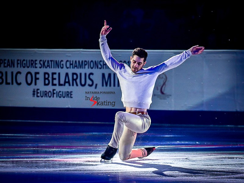 Javier Fernandez ECH 2019 Gala. Russian figure skating photographer from Saint-Petersburg