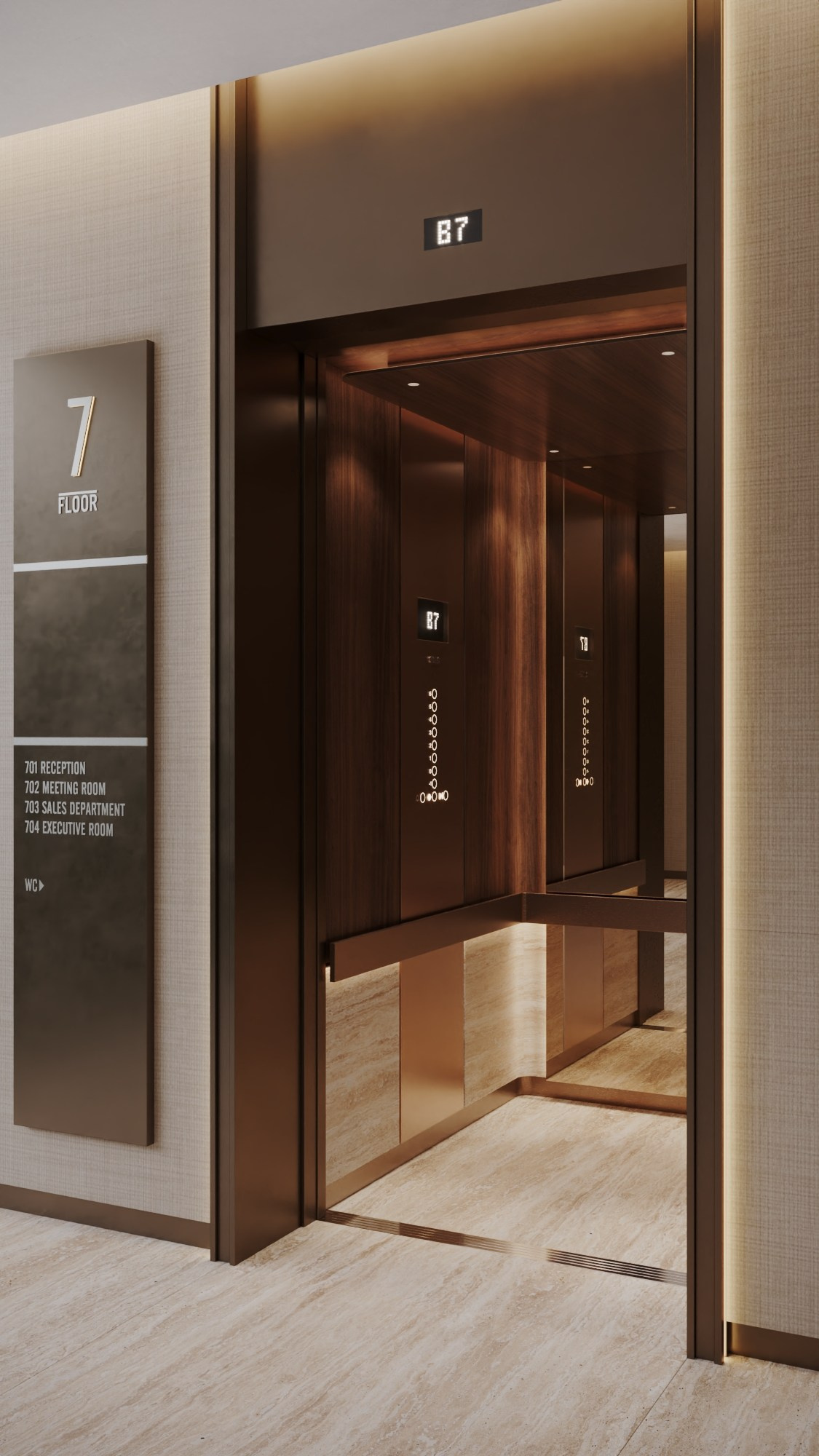 Моп.лифтовая зона. ~влюбленный в свое дело 3д визуализатор~