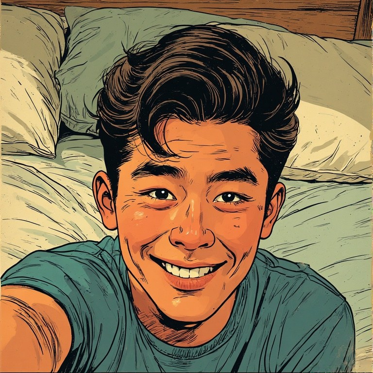 Beautiful pin-art style image