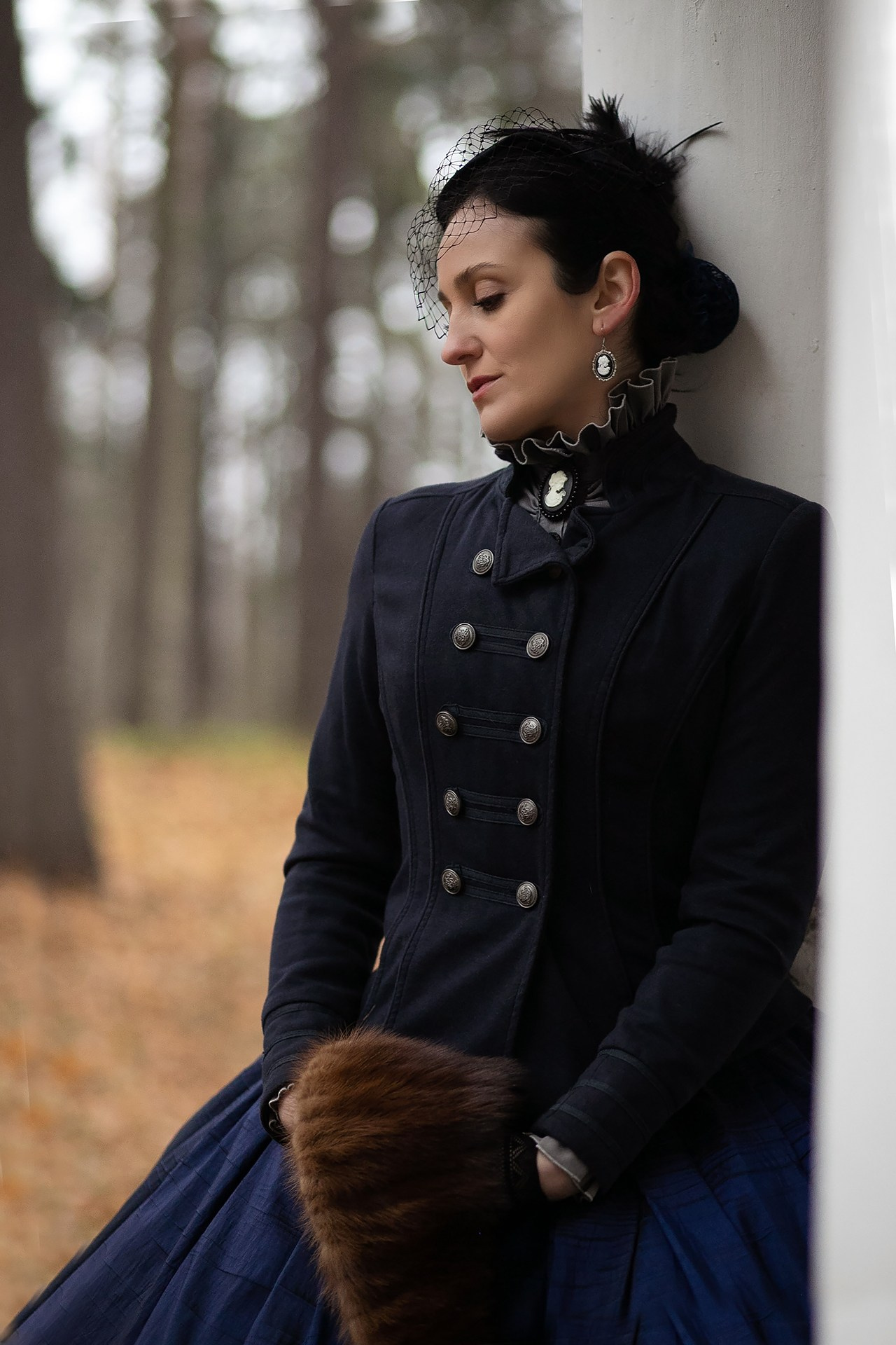 Мария. Прогулка. Художественная винтажная фотография