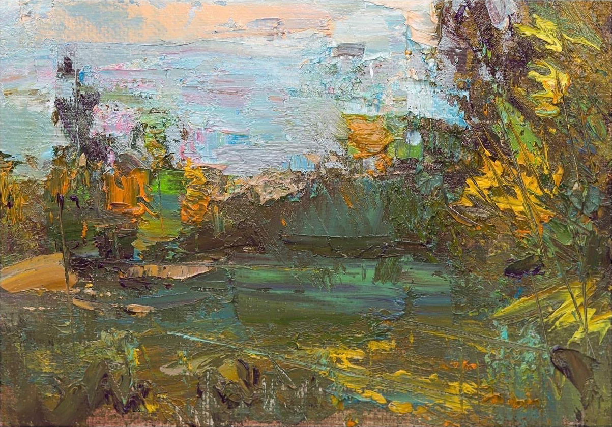 Осенний этюд. Художник Александр Каверин