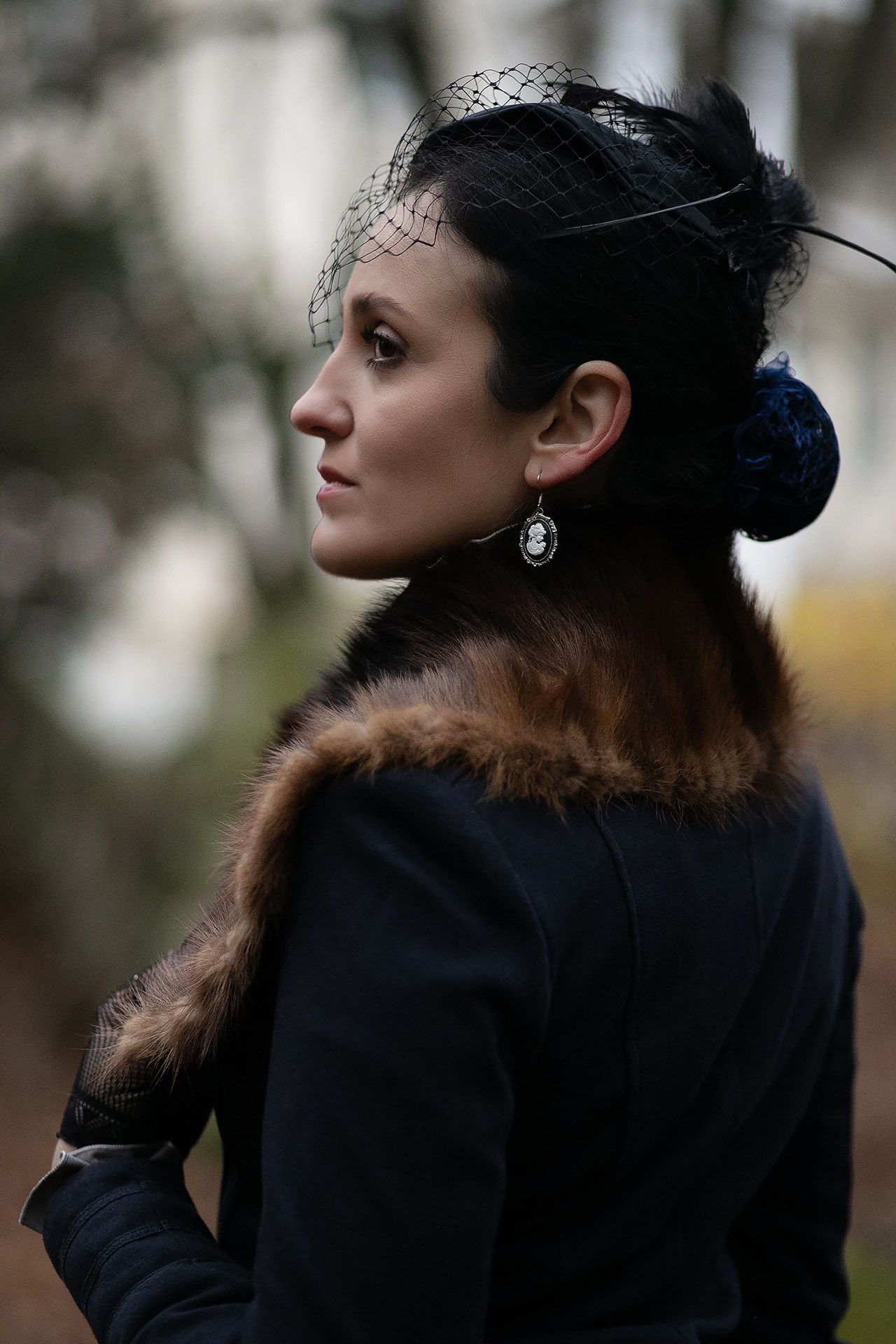 Мария. Прогулка. Художественная винтажная фотография