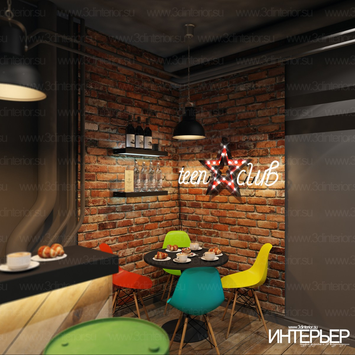 Портфолио. Дизайн интерьера, 3D визуализация и 3D моделирование. Создание проектов и чертежей. КМВ: Кисловодск, Пятигорск, Ессентуки и удаленно