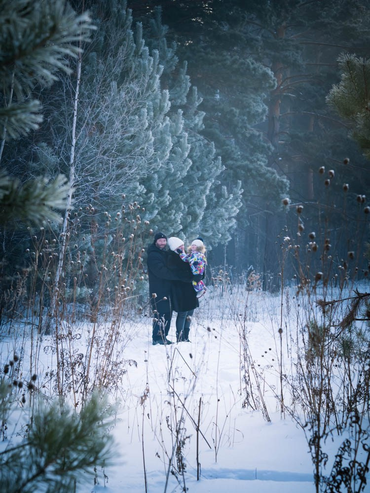 Зима в Студгородке. Семейный детский фотограф в Красноярске Скачкова Юлия