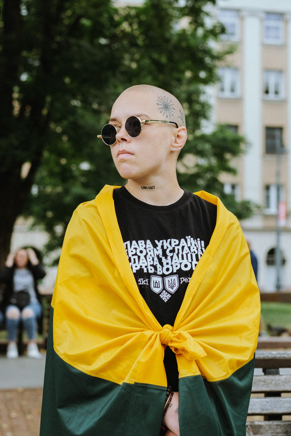 Ukraine — NATO. Photographer in Vilnius