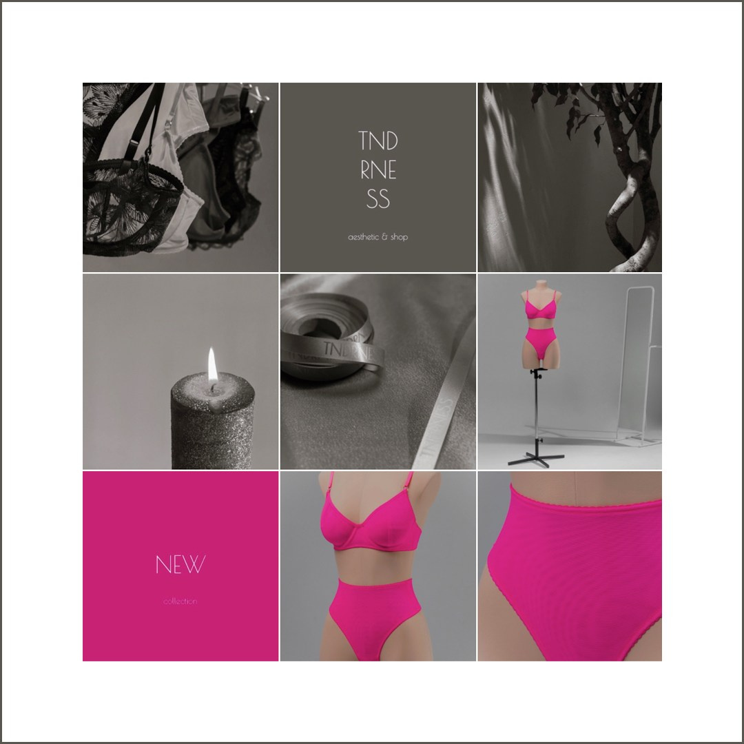 Визуал для бренда белья. Фотограф Кристина Берг