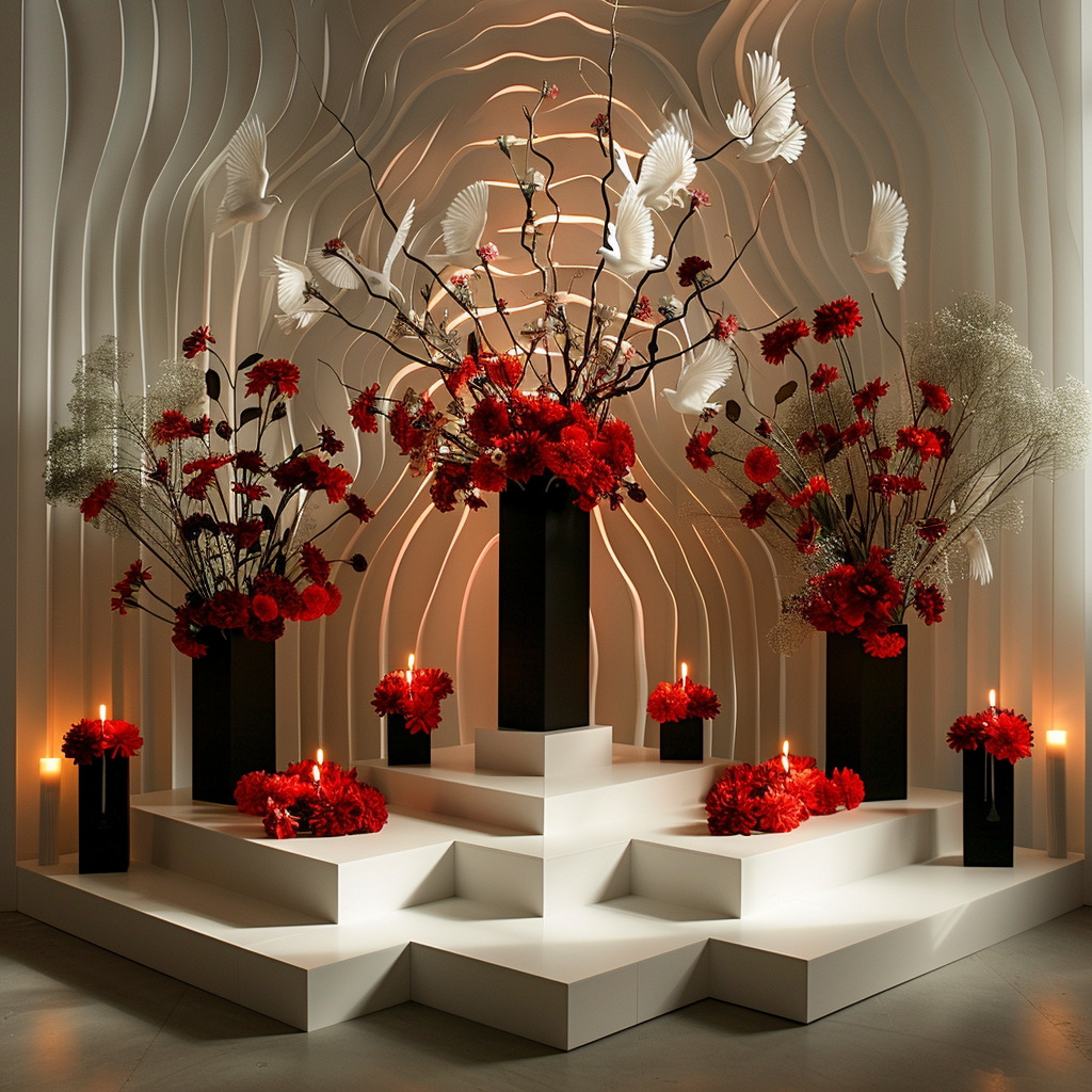 Разработка эскизов декора для тендера для праздника 9 мая. Главная