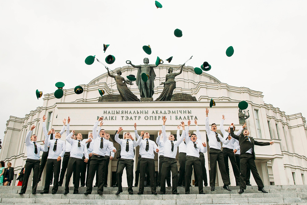 Фотосъемка выпускных в Минске. Свадебный фотограф Роман Медведев , Минск, Беларусь