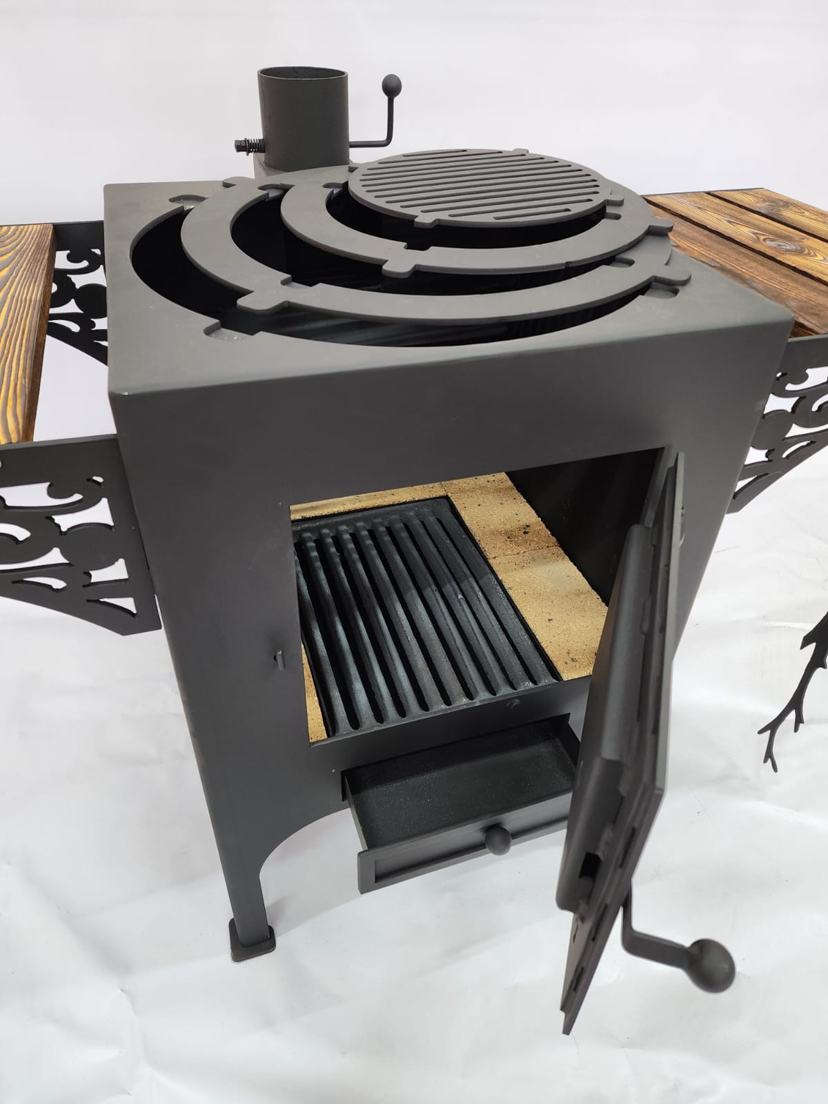Печь под казан. Купить / заказать мангал для дома в Краснодаре от производителя «Мангал Мастер»