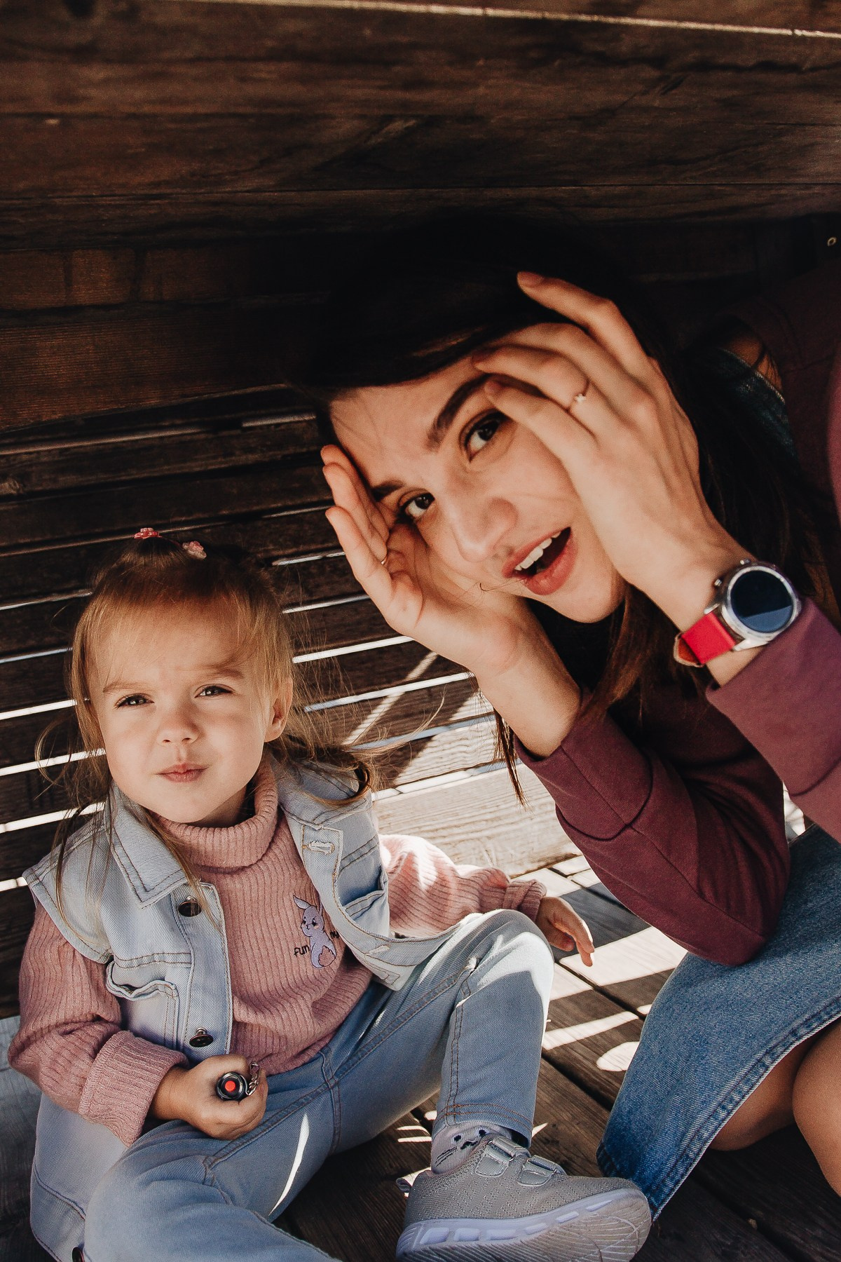 Даша с малышкой — улыбки у воды. Семейный фотограф Новороссийск, Анапа, Геленджик — Юлия Давыдова