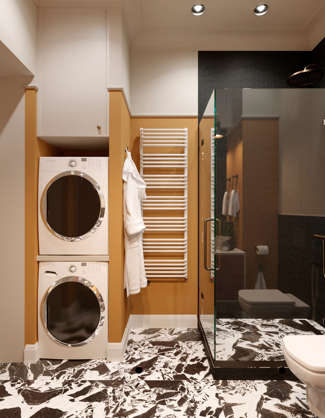 Квартира для семьи в ЖК Символ, Москва. 2019 год. Дизайнер интерьера Троилова Арина