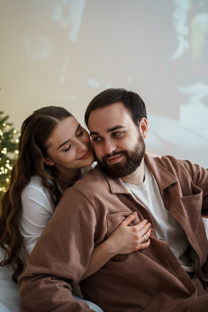 Семейная новогодняя фотосессия. Фотограф Дарья Едапина Новосибирск