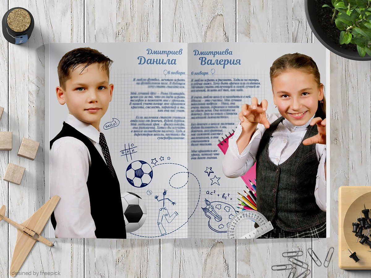 Развороты. Выпускные альбомы и фотокниги «Семейный альбом»