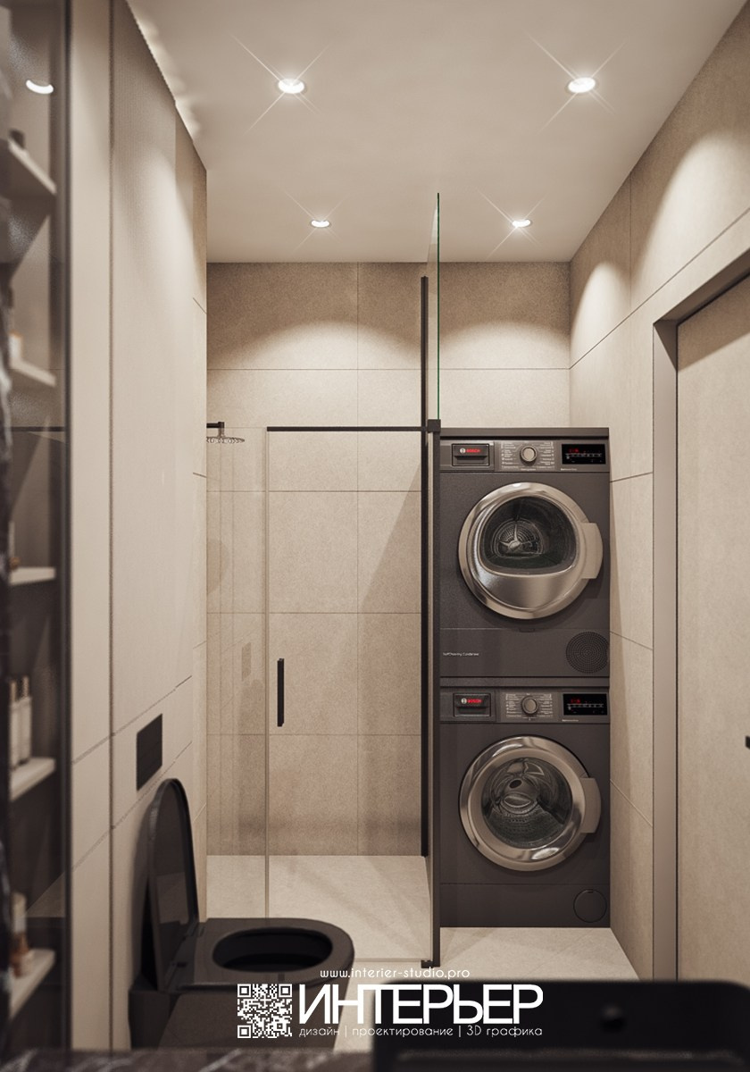 Михаил. ЖК Печорин. Санузел. Дизайн интерьера, 3D визуализация и 3D моделирование. Создание проектов и чертежей. КМВ: Кисловодск, Пятигорск, Ессентуки и удаленно