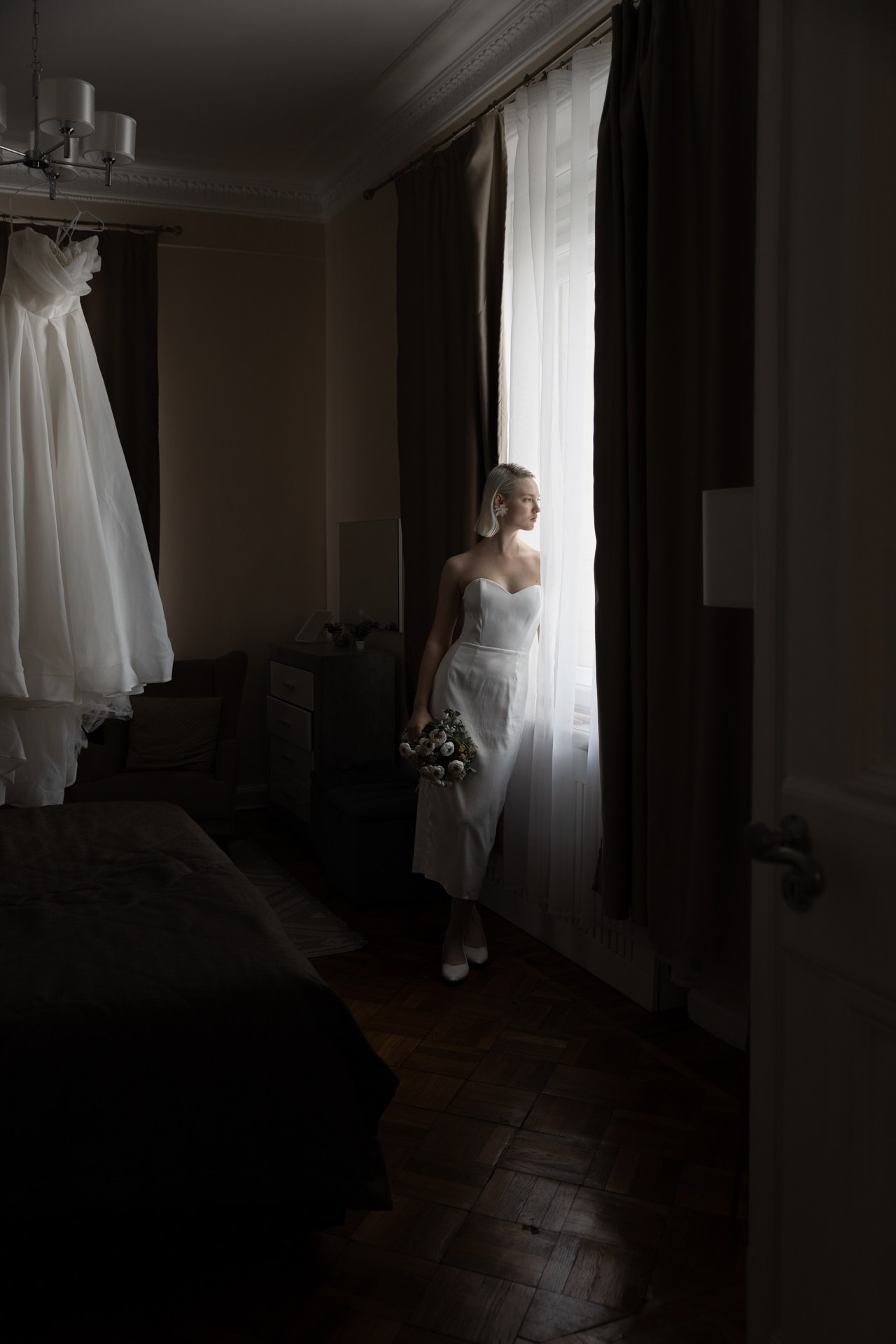 Свадьба в Сталинской высотке. Москва. Photographer Helen Shabalina