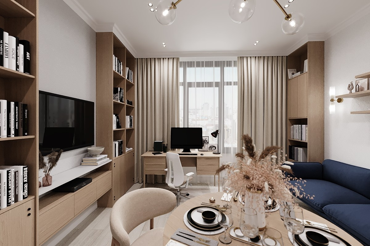 Москва, ЖК Nagatino i-Land. Modern Muf студия дизайна интерьера