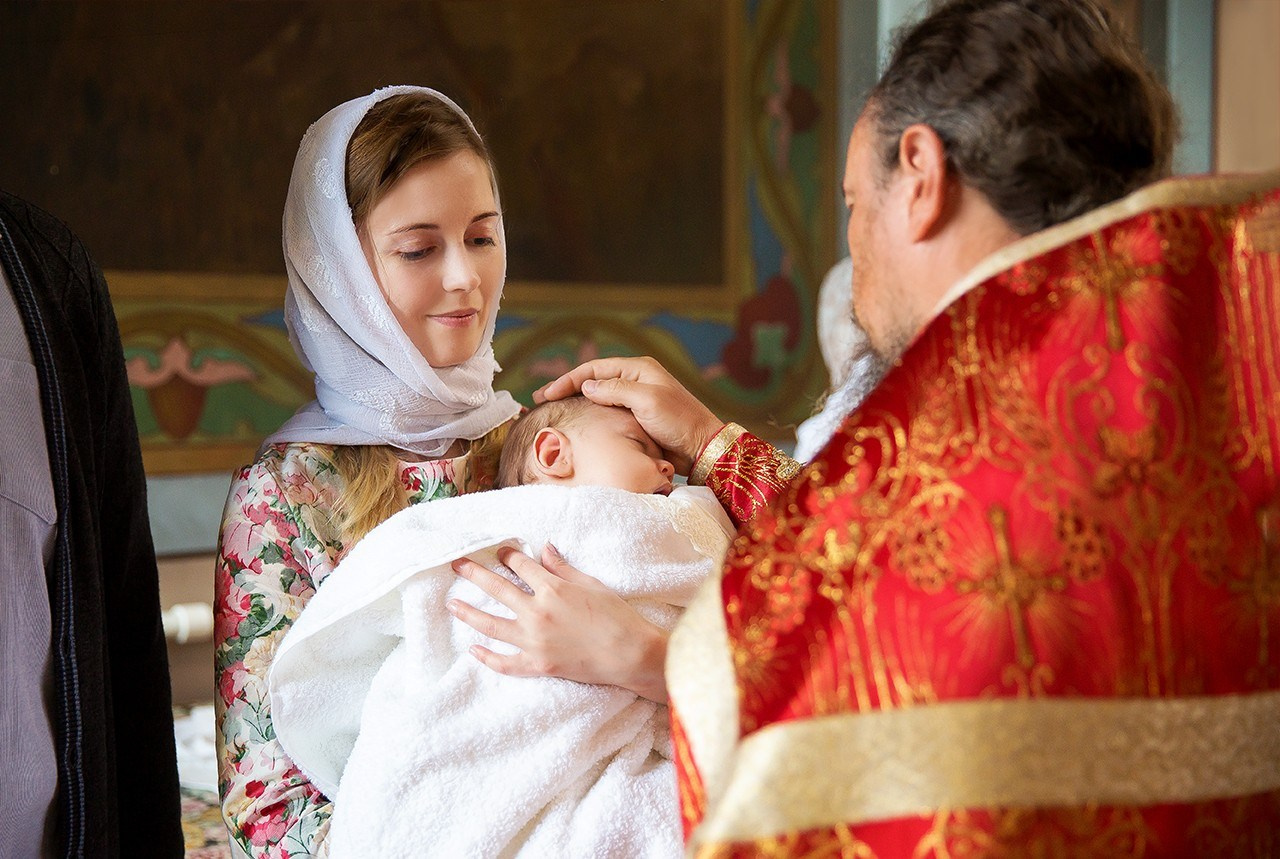 Крещение. Семейный фотограф в Москве Екатерина Ширей
