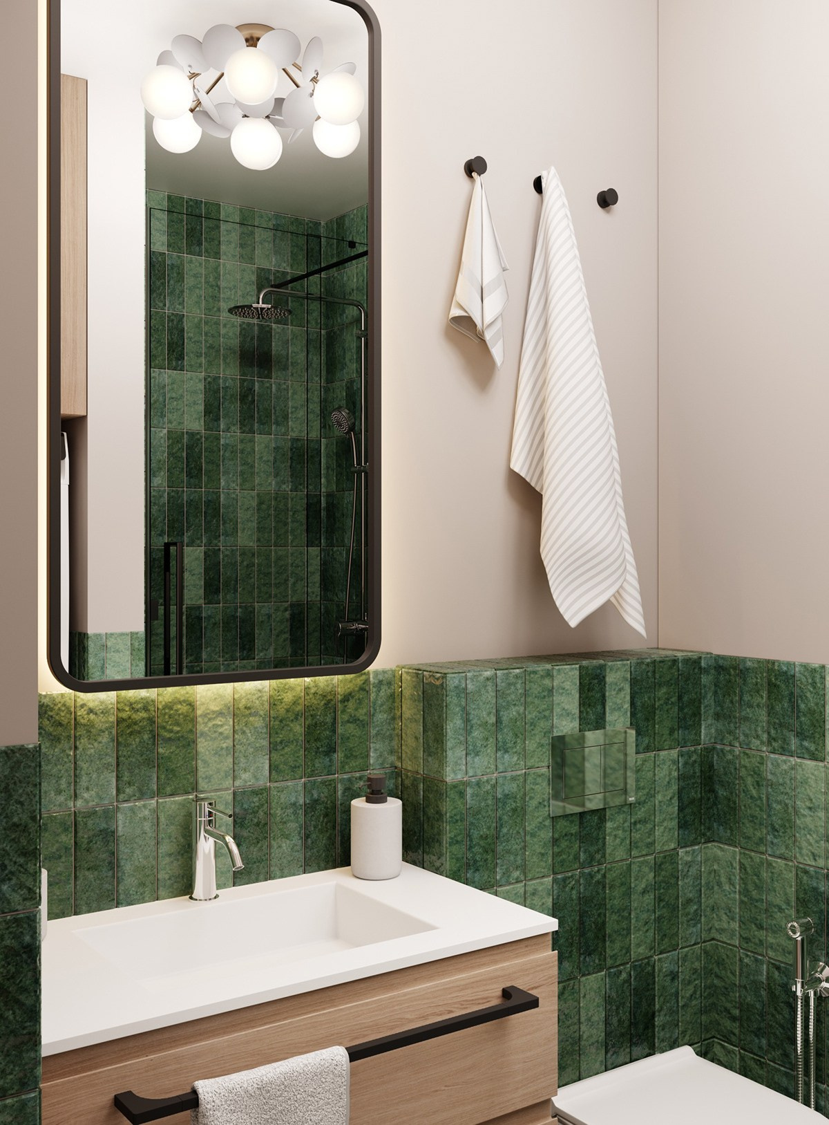 Визуализация квартиры в районе Царицыно. Москва. Заказать 3d визуализацию интерьеров — Дарья Веденёва