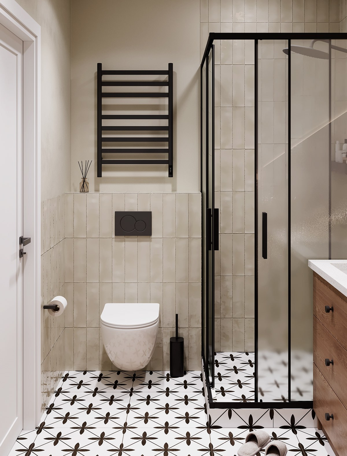 Водный стадион 28.8 m². Москва. Заказать 3d визуализацию интерьеров — Дарья Веденёва