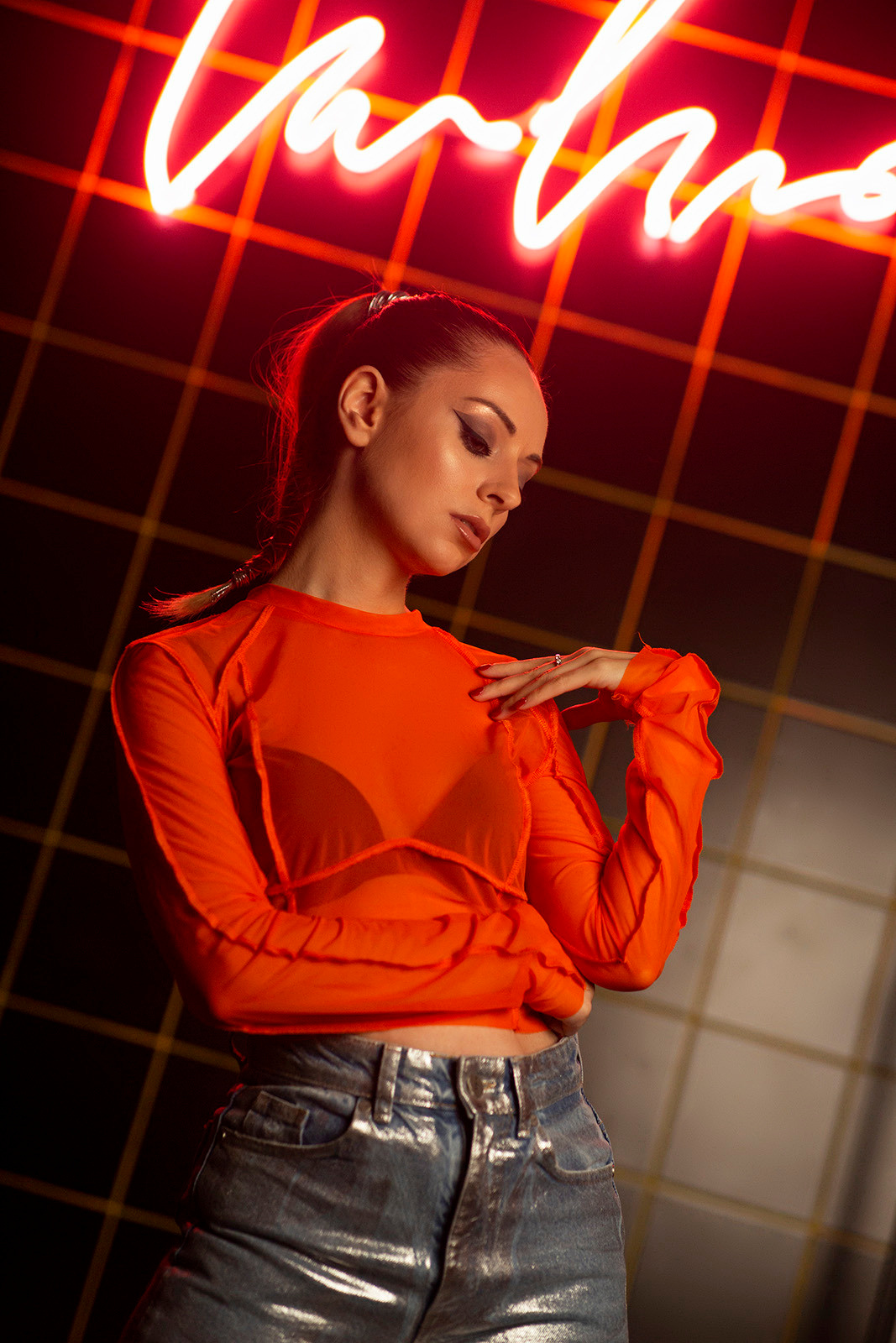 Фотосессия в неоновой студии. Семейный и портретный фотограф в Москве Елена Флегант