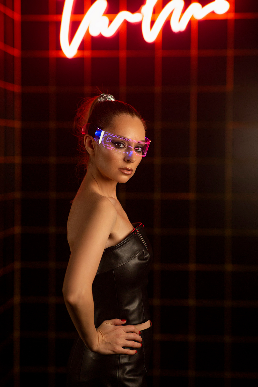 Фотосессия в неоновой студии. Семейный и портретный фотограф в Москве Елена Флегант