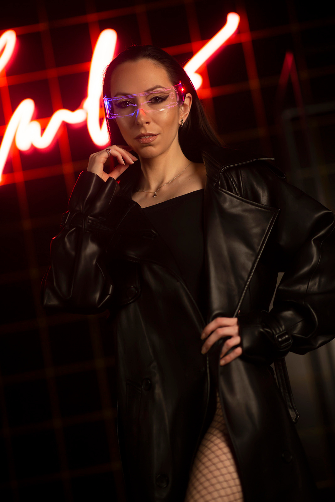 Фотосессия в неоновой студии. Семейный и портретный фотограф в Москве Елена Флегант