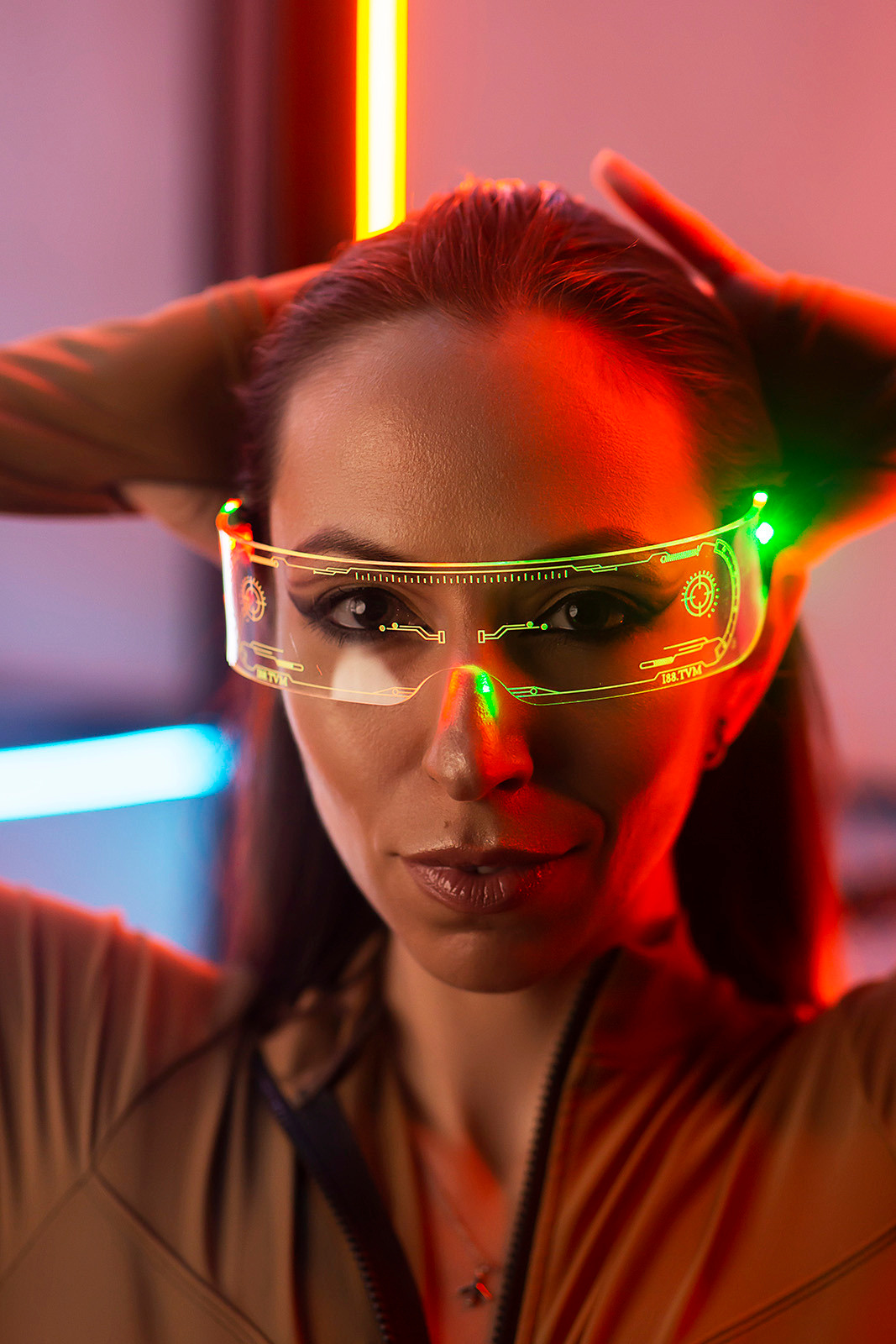 Фотосессия в неоновой студии. Семейный и портретный фотограф в Москве Елена Флегант