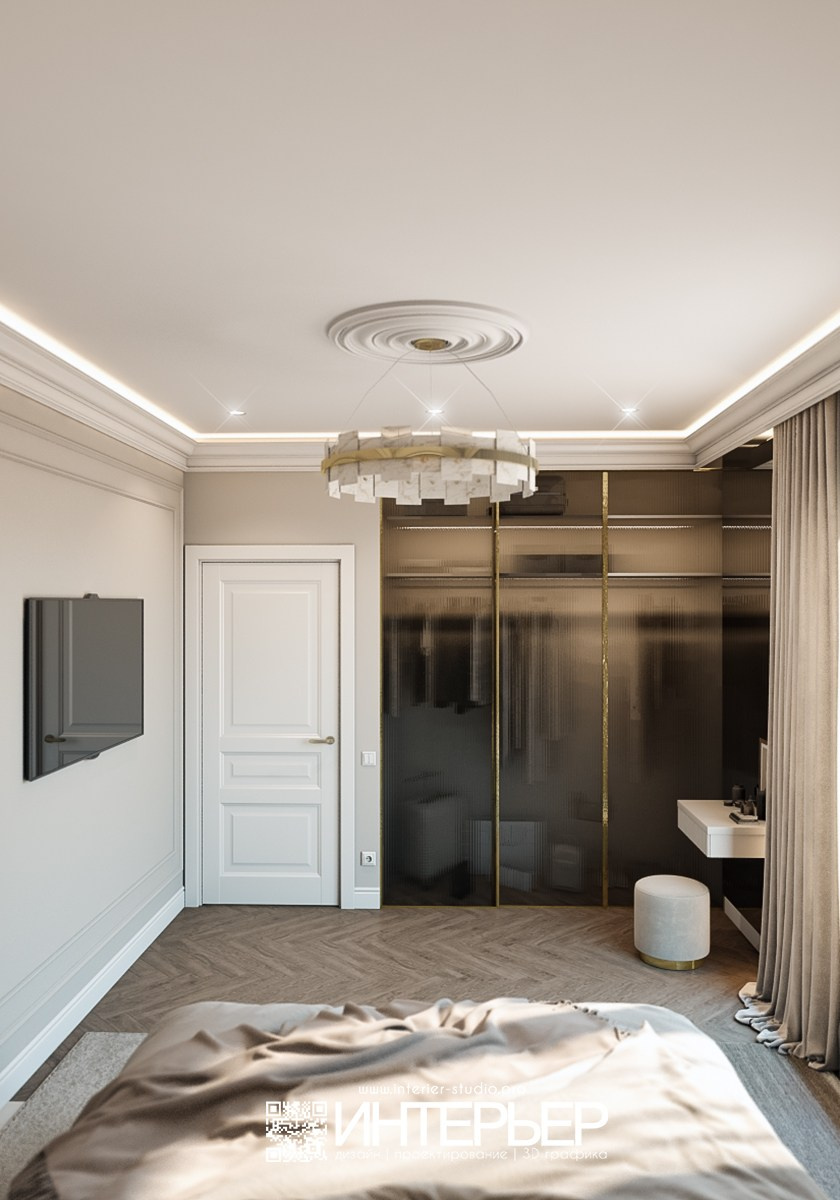 Квартира Амро и Валентины г. Москва. Дизайн интерьера, 3D визуализация и 3D моделирование. Создание проектов и чертежей. КМВ: Кисловодск, Пятигорск, Ессентуки и удаленно