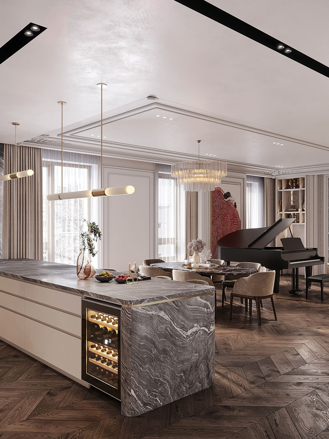 Жить за театром Вахтангова — значит дышать историей и искусством. Turandot Residences дарит эту магию. Современная классика с акустикой стен, климат-контролем и системами затемнения. Тихо. Безопасно. И очень красиво. Ваша ложа в центре Москвы.