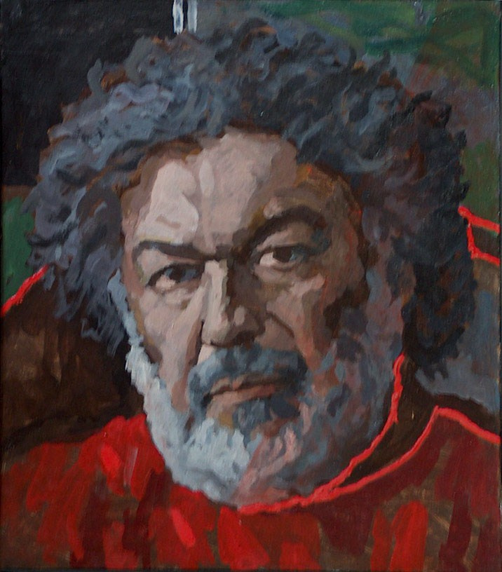 «Портрет А.Зарипова» 2004 год Собр. А.Зарипова. Москва. Художник Величко Вадим Семёнович