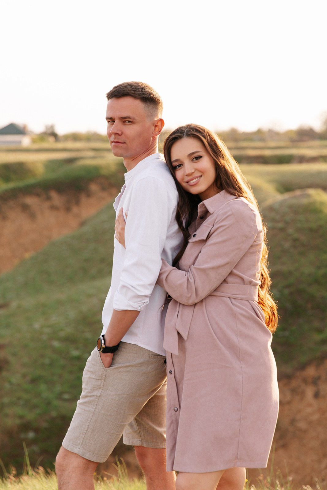 Съемка в ожидании с мужем на закате. Свадебный фотограф и видеограф Краснодар, Ростов, Сочи, Новороссийск