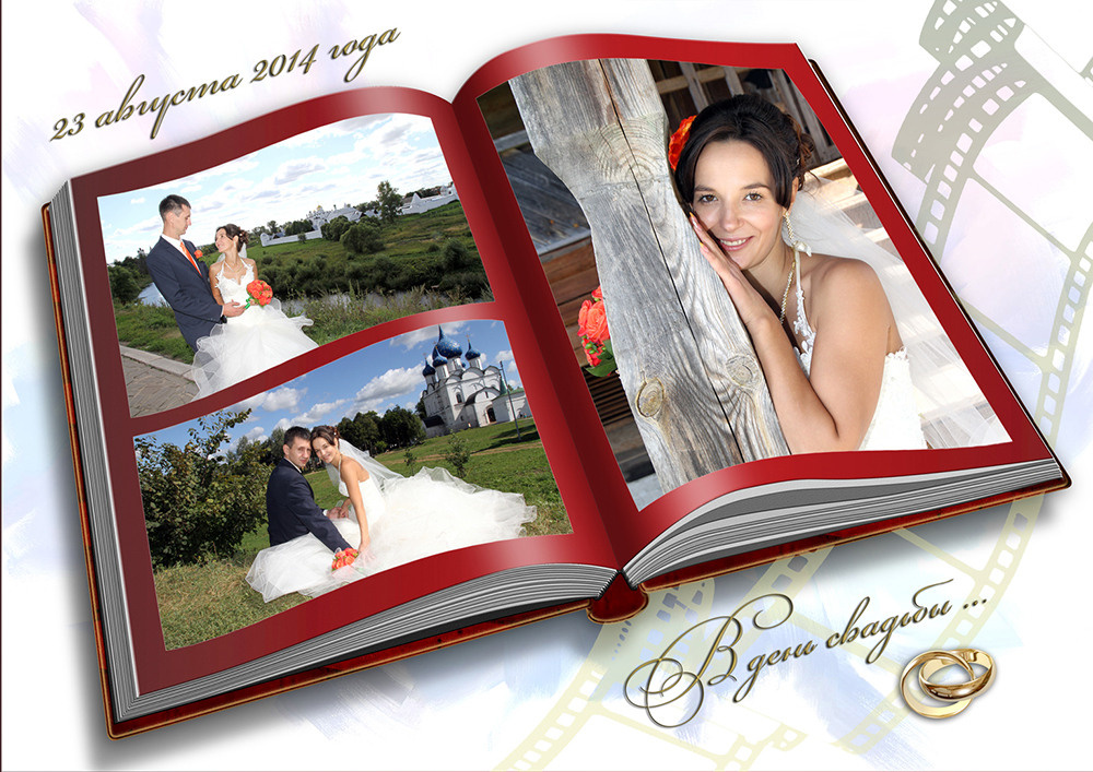 Свадебные коллажи. Свадебный видеограф во Владимире и Владимирской области Андрей Казённо