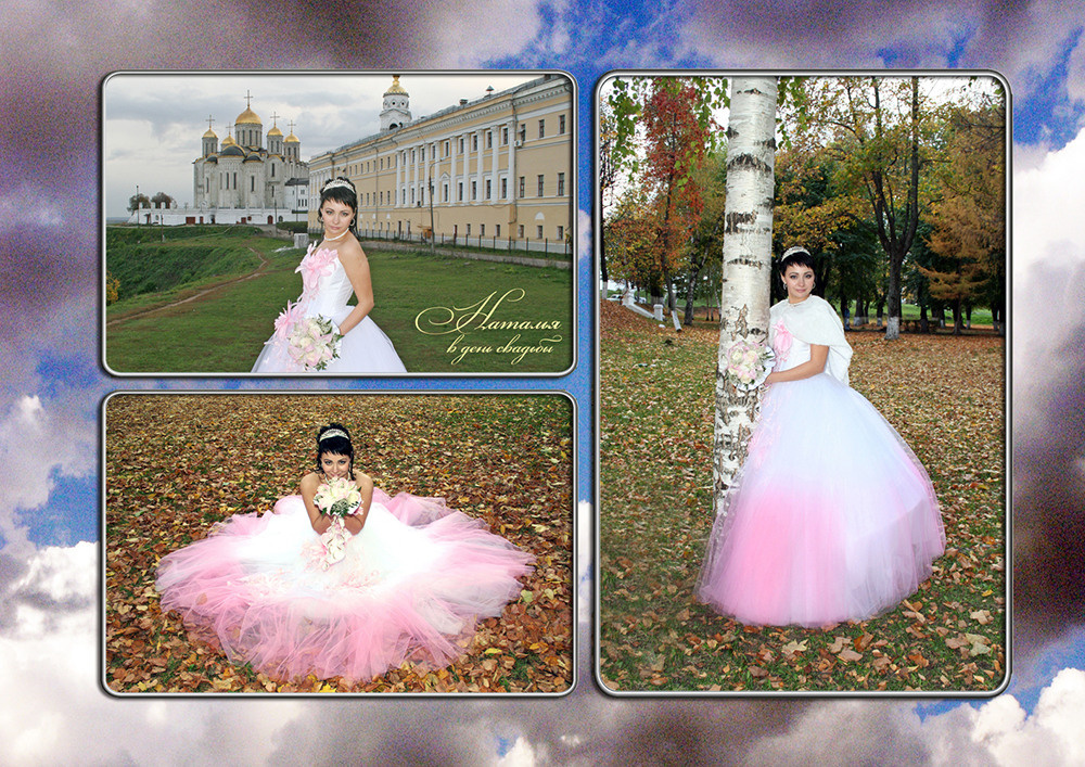 Свадебные коллажи. Свадебный видеограф во Владимире и Владимирской области Андрей Казённо