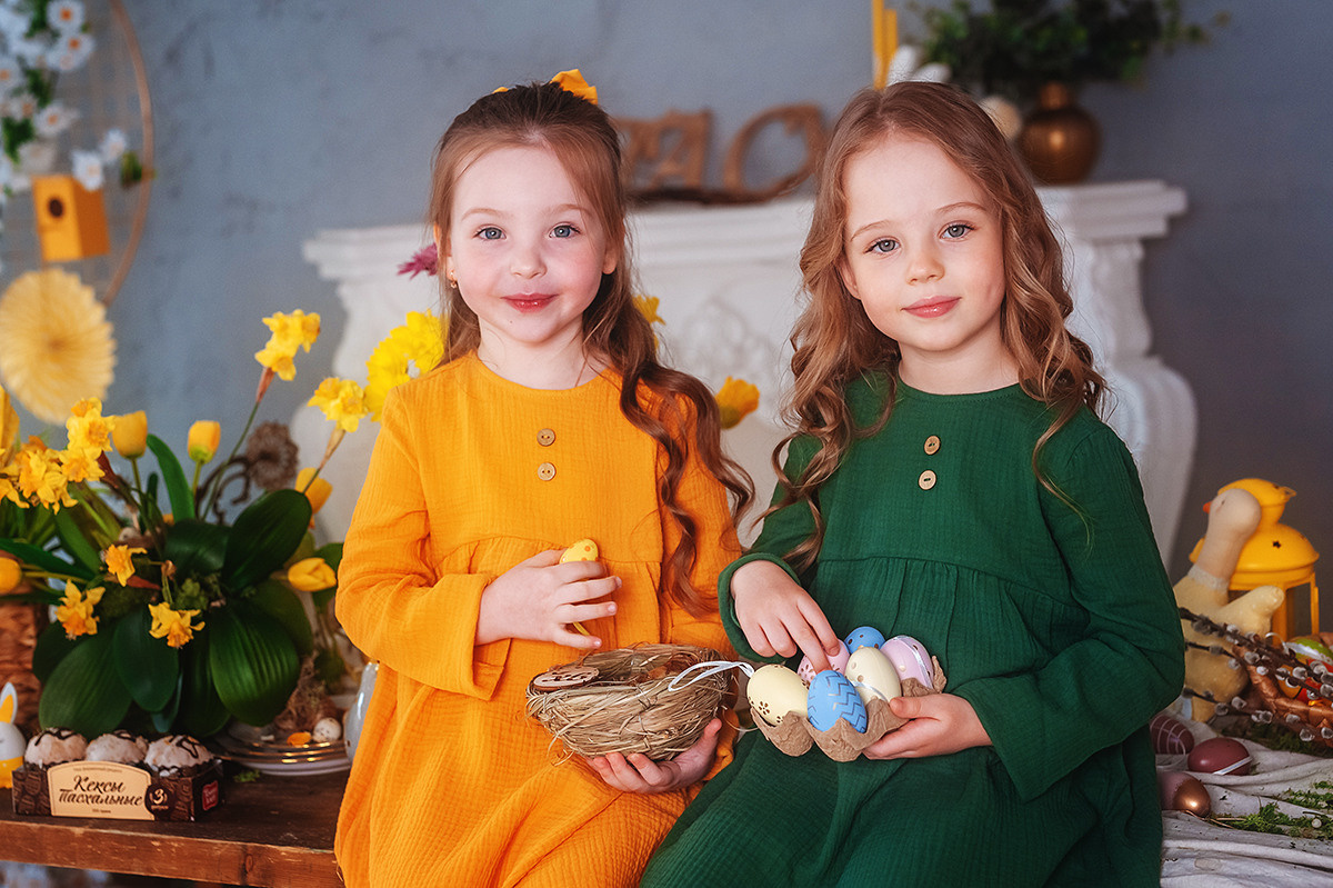 Детский пасхальный проект. Семейный, детский фотограф в Воронеже Анна Никитина