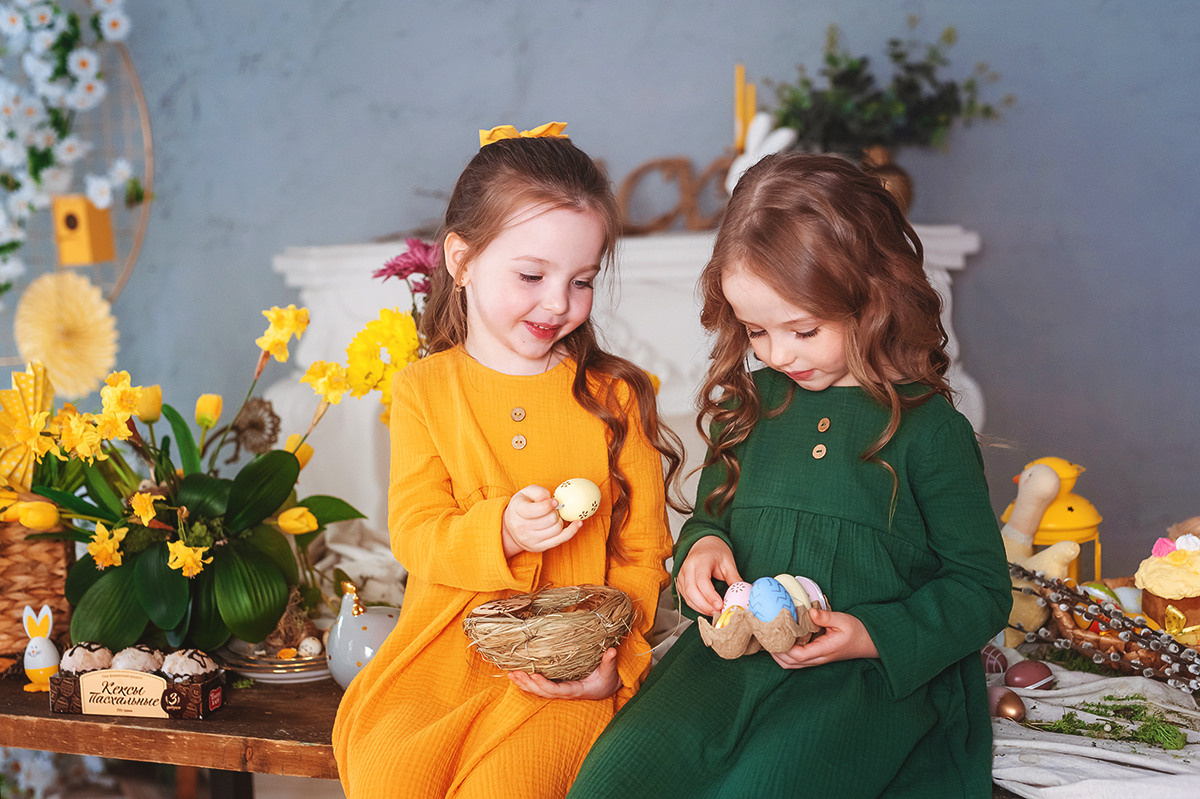 Детский пасхальный проект. Семейный, детский фотограф в Воронеже Анна Никитина