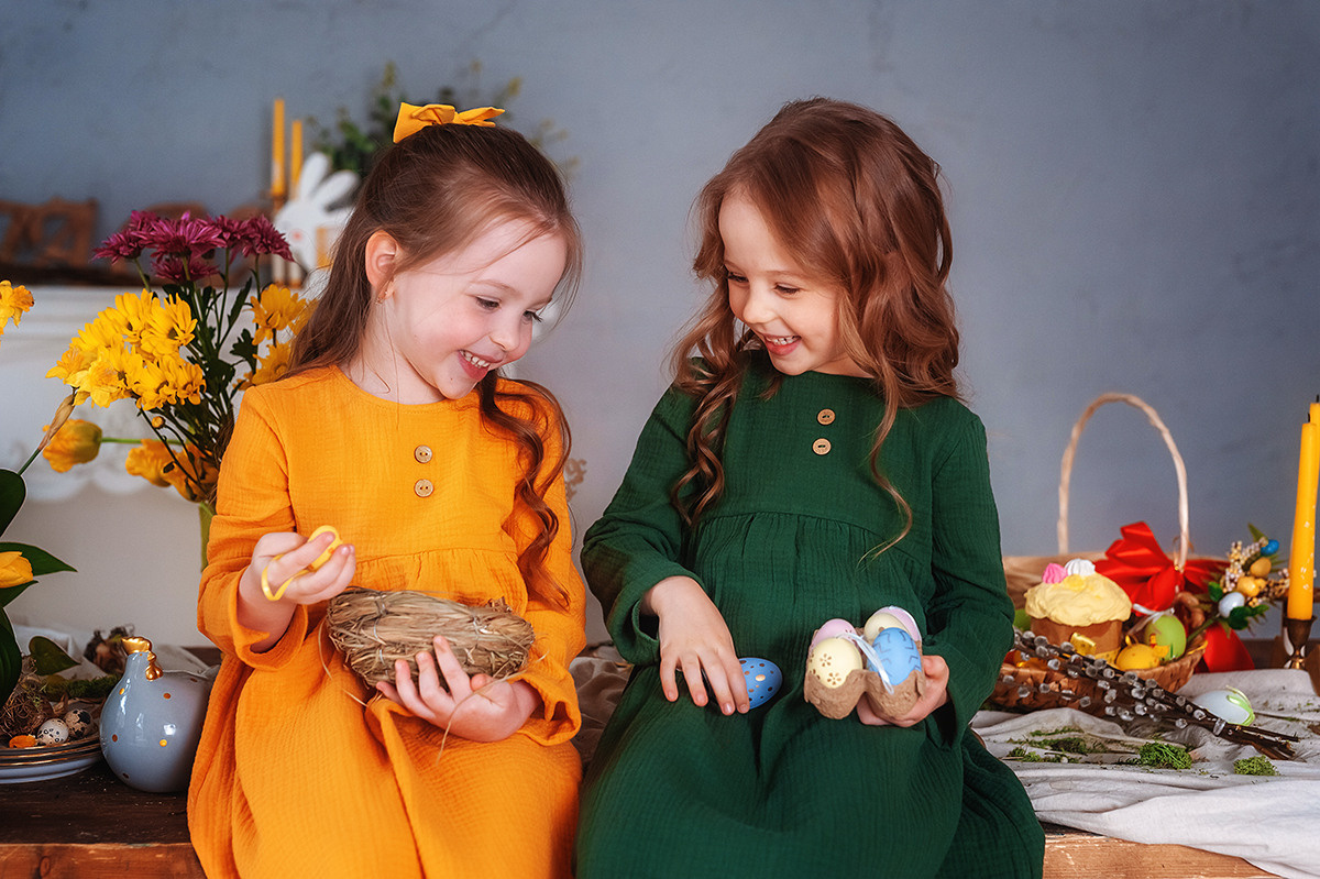 Детский пасхальный проект. Семейный, детский фотограф в Воронеже Анна Никитина