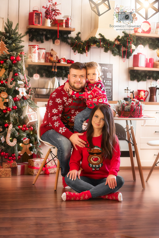 Новогодние фотосессии 2019-2020. Фотограф новорожденных Василиса Панькова