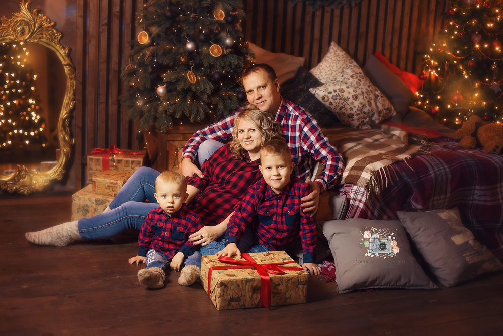 Новогодние фотосессии 2019-2020. Фотограф новорожденных Василиса Панькова