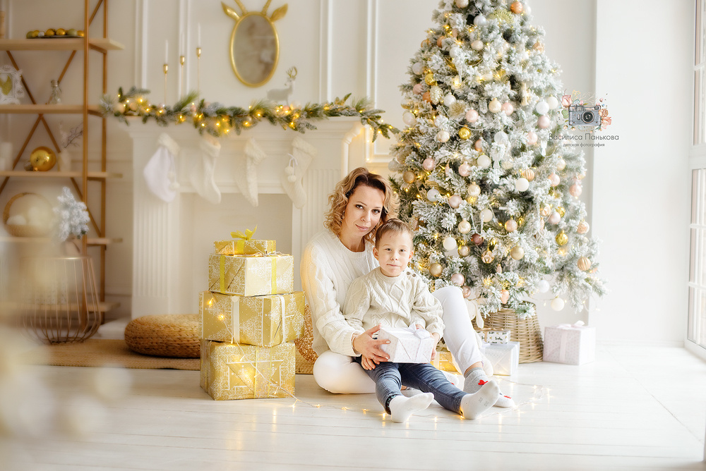 Новогодние фотосессии 2019-2020. Фотограф новорожденных Василиса Панькова