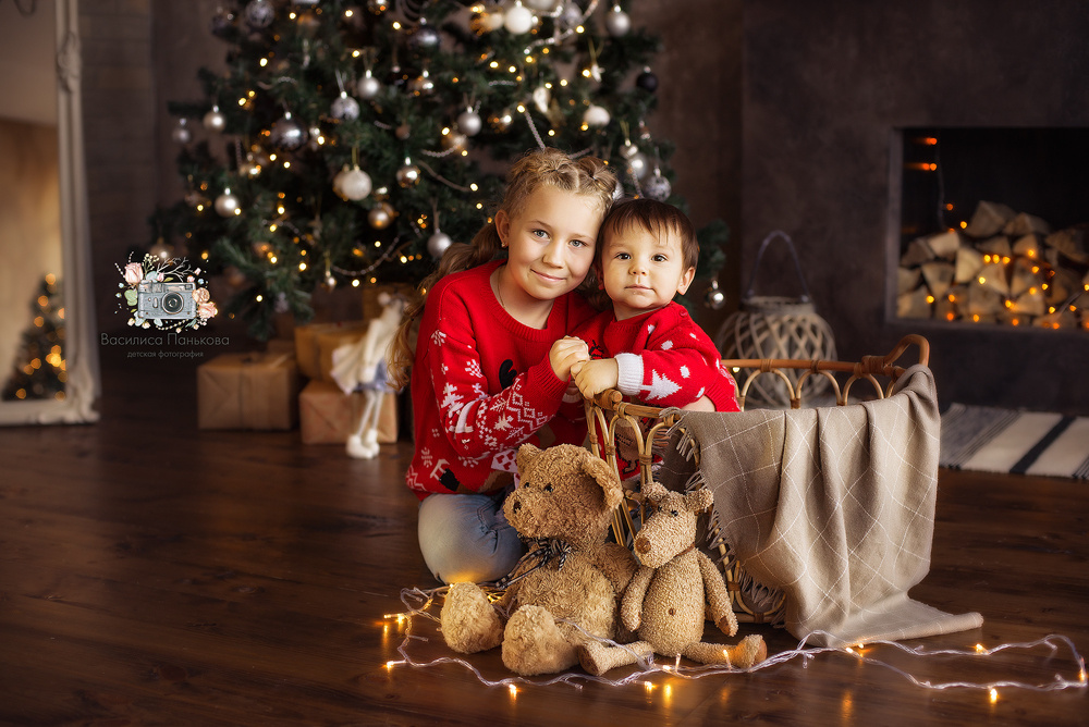 Новогодние фотосессии 2019-2020. Фотограф новорожденных Василиса Панькова
