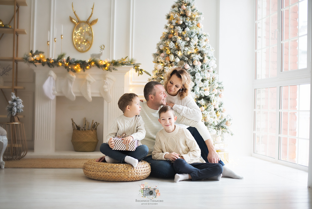 Новогодние фотосессии 2019-2020. Фотограф новорожденных Василиса Панькова