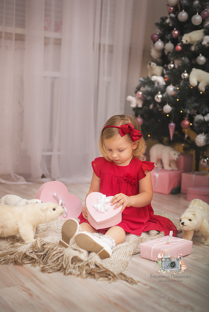 Новогодние фотосессии 2019-2020. Фотограф новорожденных Василиса Панькова