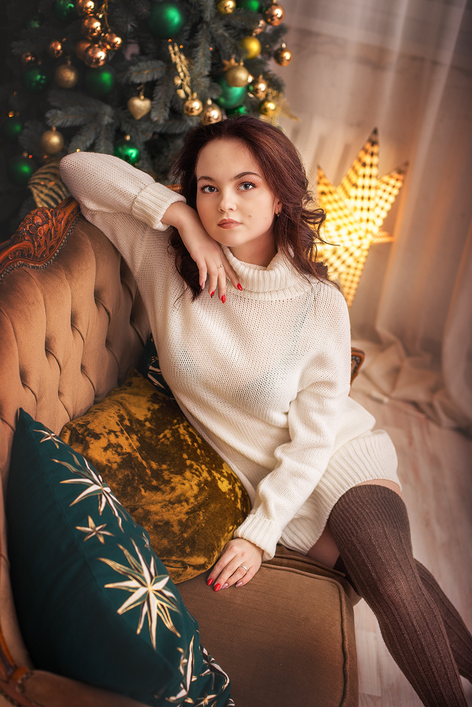 Новогодние фотосессии 2019-2020. Фотограф новорожденных Василиса Панькова