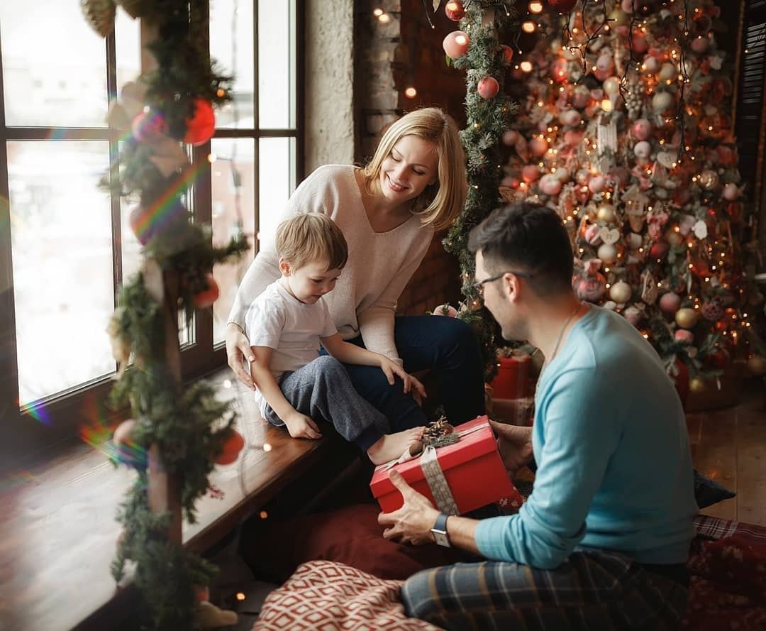Новогодние кадры с разных съемок. Фотограф в Санкт-Петербурге Знаменская Ирина