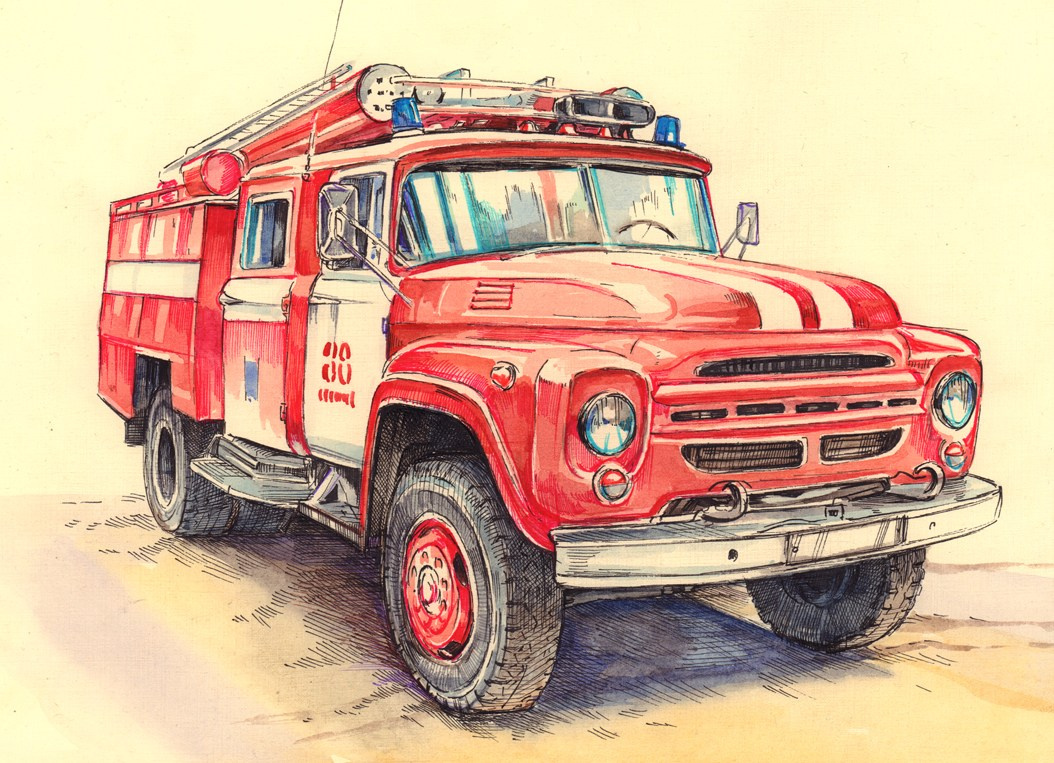 Пожарный автомобиль на базе ЗИЛ-130