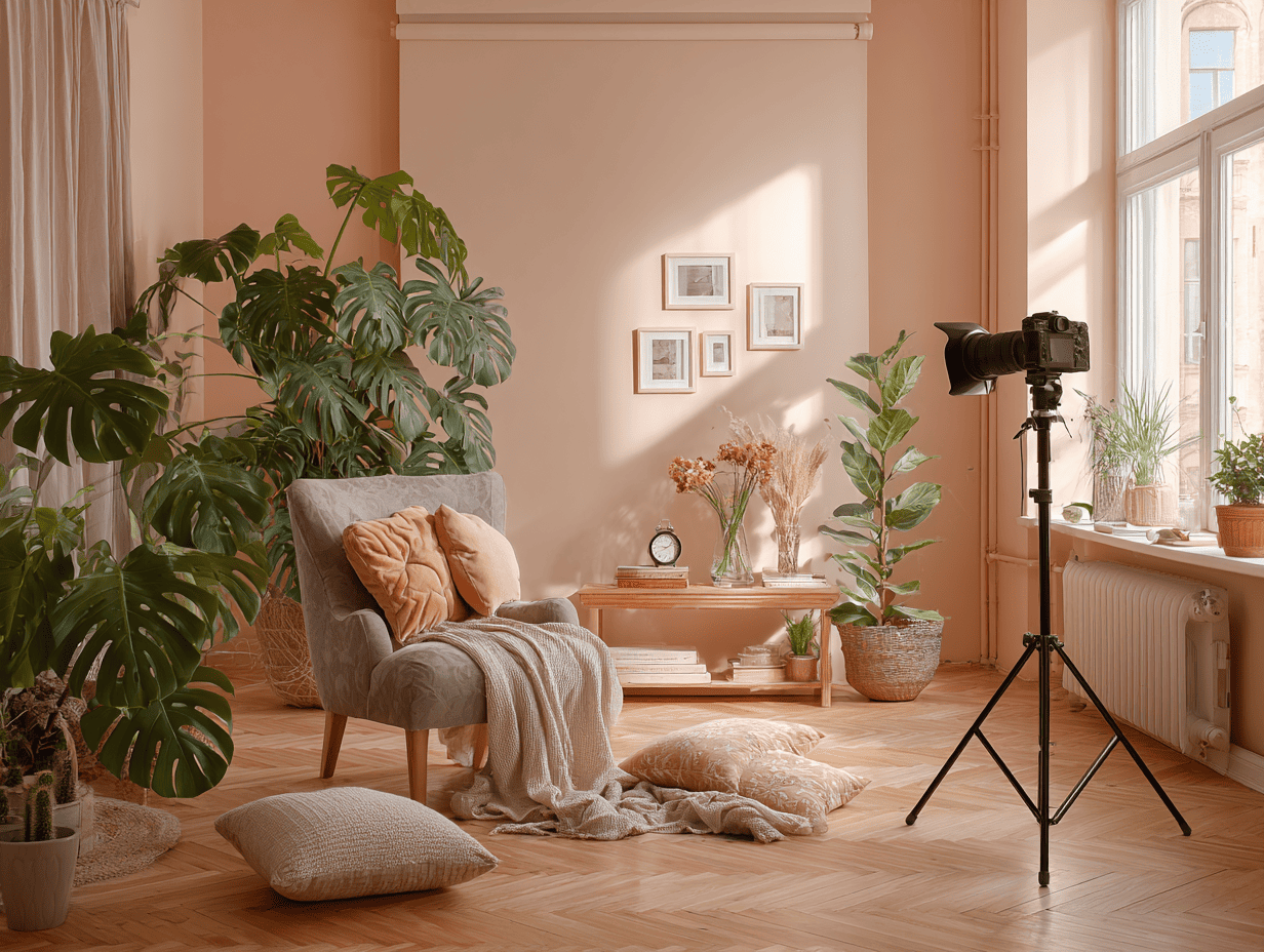 Уютная фотостудия с домашним интерьером для семейной и детской фотосессии, фотограф Карасёва Елена