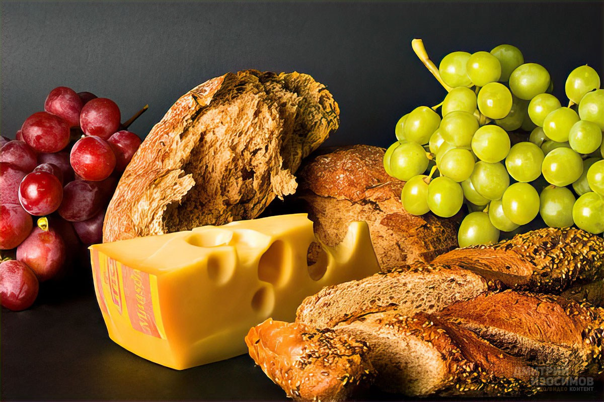 Съёмка блюд для меню