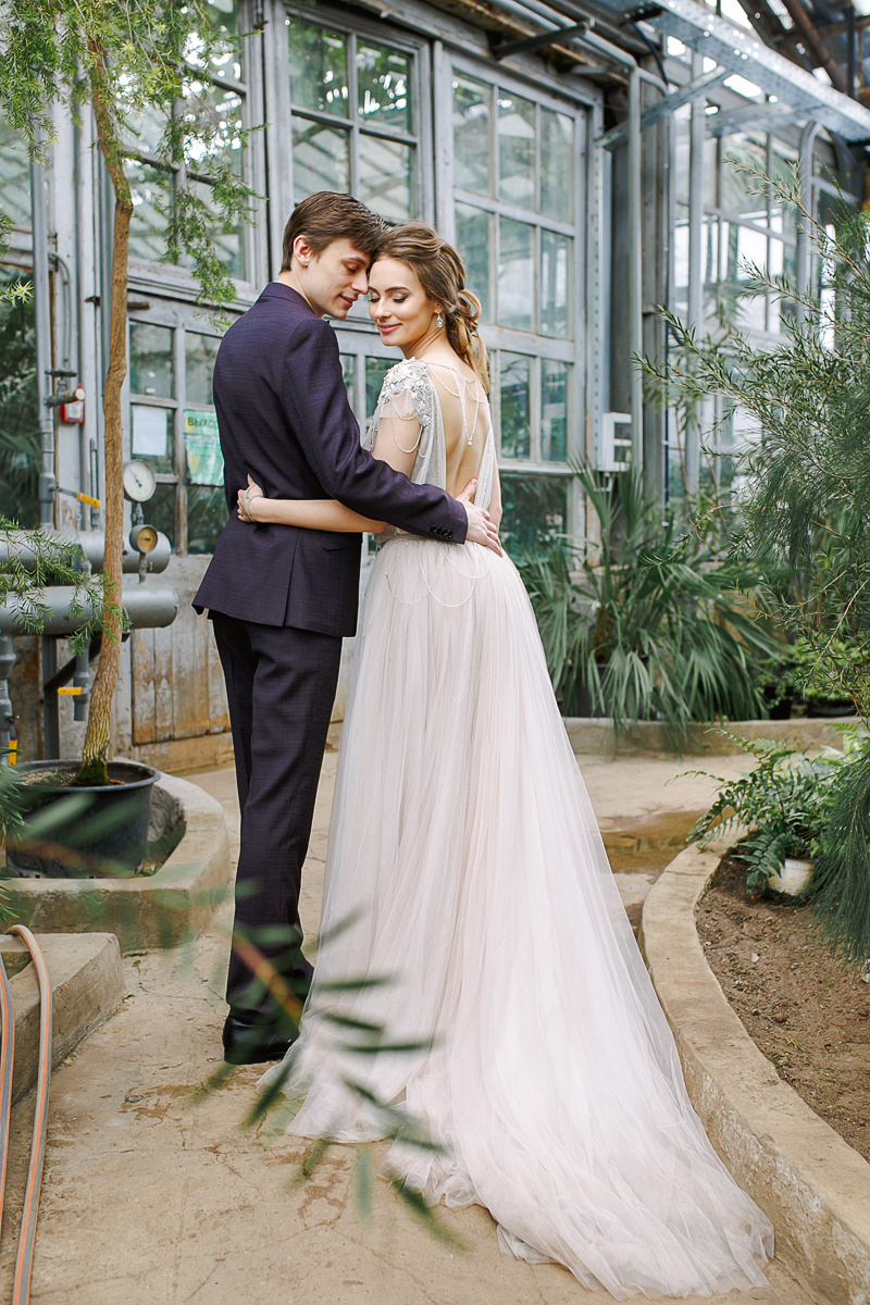 АРХИВ Анастасия и Дмитрий. Ботанический Сад. Свадебный фотограф Москва