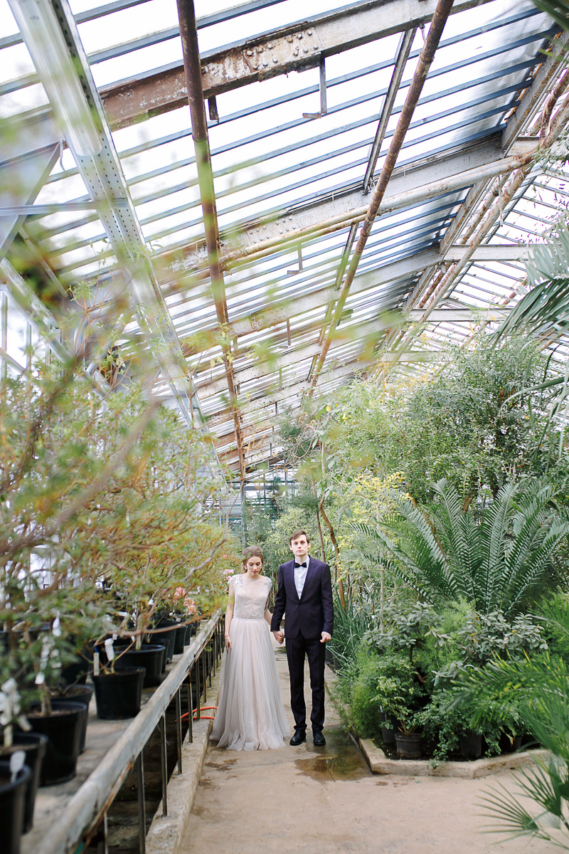 АРХИВ Анастасия и Дмитрий. Ботанический Сад. Свадебный фотограф Москва