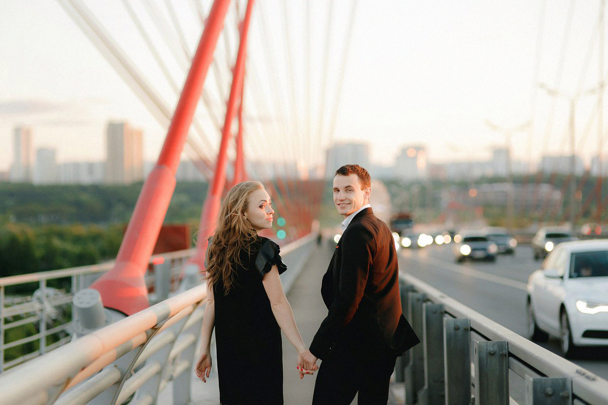 АРХИВ Сергей и Виктория. Живописный мост. Свадебный фотограф Москва